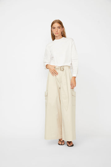 Pantaloni Isabelle Blanche