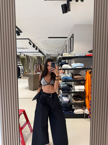 Pantaloni Isabelle Blanche