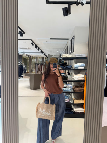 Pantaloni Isabelle Blanche