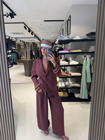 Pantaloni Isabelle Blanche