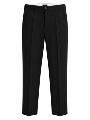 Pantaloni uomo neri dal taglio sartoriale – By And