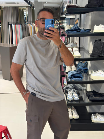 T Shirt uomo tortora – Low Brand