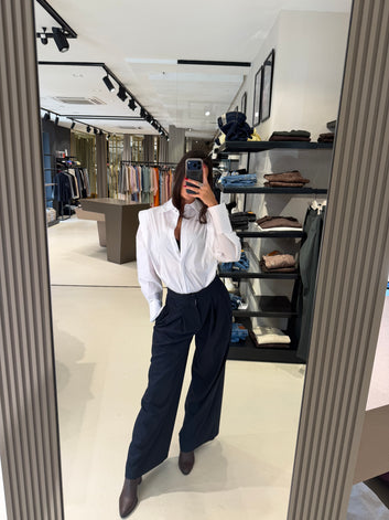 Pantaloni Isabelle Blanche