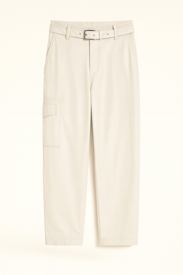 Pantaloni Isabelle Blanche