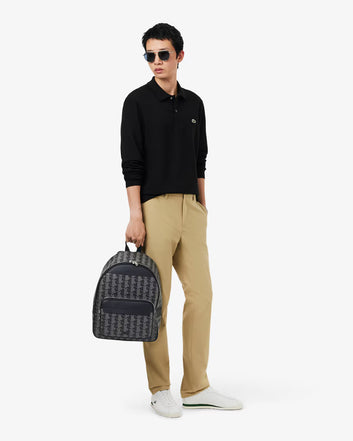 Zaino The Blend in canvas monogrammato – Lacoste
