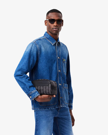 Necessaire The Blend in canvas nero – Lacoste