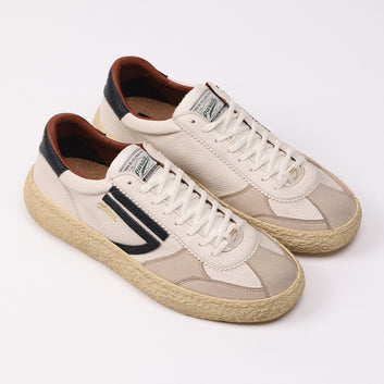 Sneakers uomo color burro con dettagli neri – Puraai